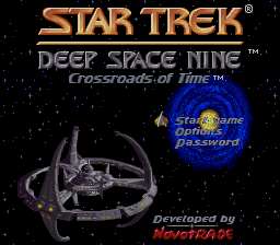 Star Trek - Deep Space Nine - Crossroads of Time (USA) (Beta) Title Screen